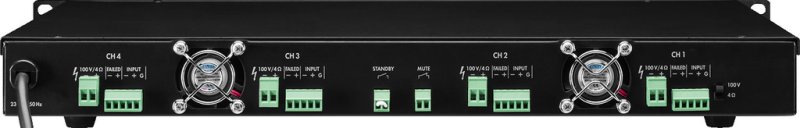 MONACOR PA-4120D Leistungsverstärker – Ansicht 2