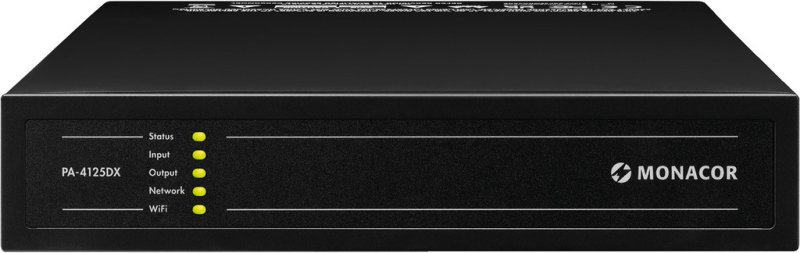 MONACOR PA-4125DX – 4-Zonen-DSP-Verstärker mit LAN und WLAN