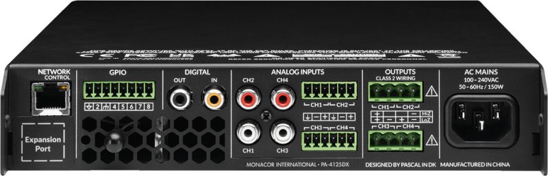 MONACOR PA-4125DX DSP-Verstärker – Ansicht 7