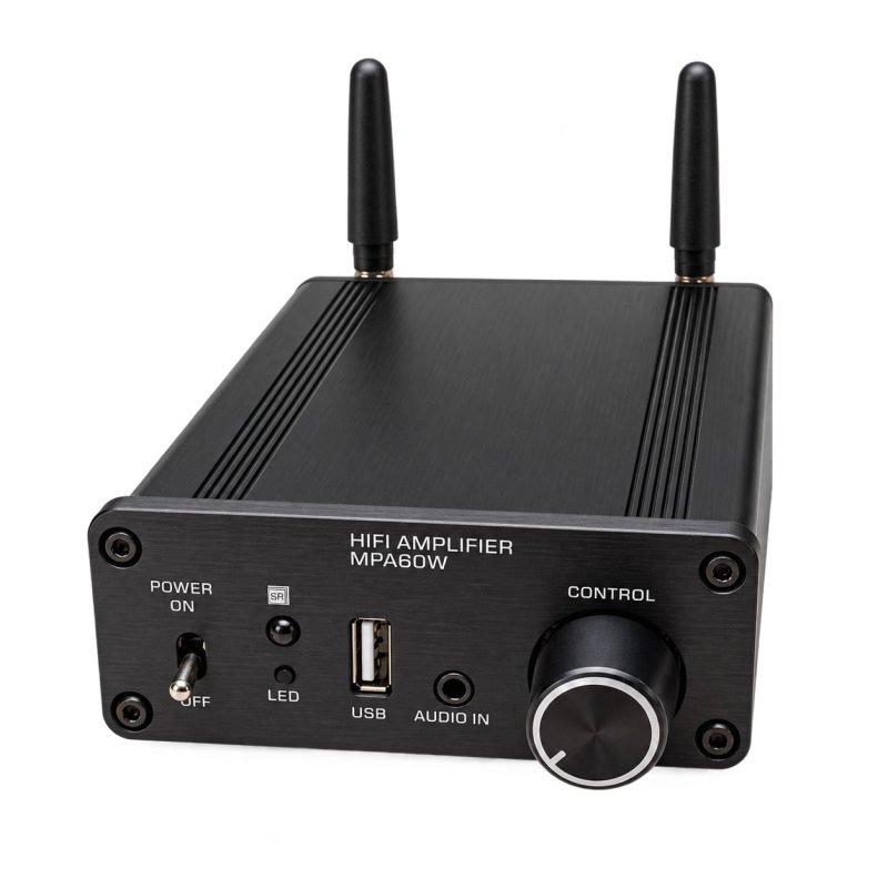 Kompakter schwarzer DAN-WiFi-AMP WLAN-Stereo-Verstärker