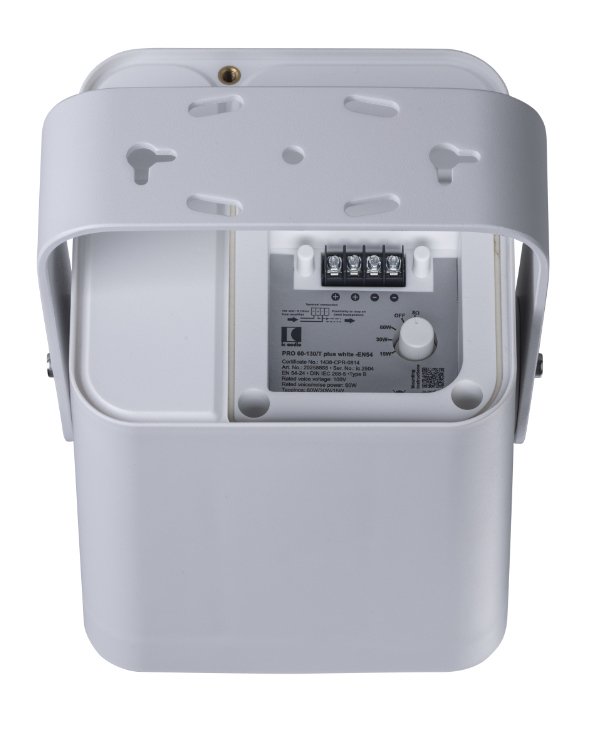EN 54-24 Koaxial-Lautsprecher 100 V, 60 W, weiß – PRO 60-130/T plus white-EN54
