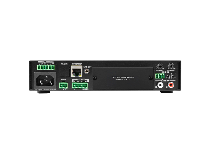 AUDAC MFA208 – Installationsverstärker 2 × 40 W / 80 W 100V