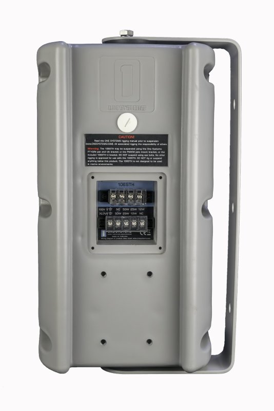 One Systems 106/STH – wetterfester Lautsprecher, 80 W, 100V/8 Ohm