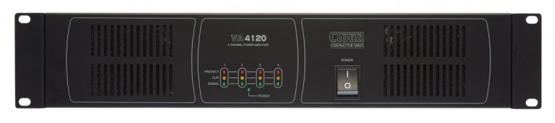 Cloud VA4120 – 4-Kanal-100V-Endstufe, 4 × 120 W