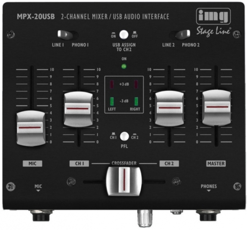 Stereo-Mischpult MPX-20USB