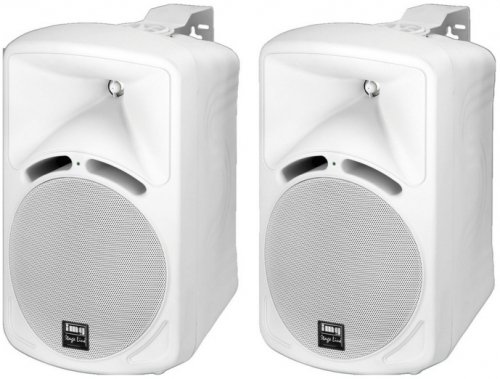 2-Wege-Lautsprecherboxen-Paar PAB-68/WS