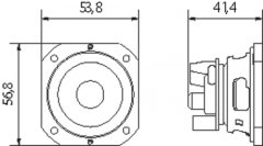 KEL 55 Music Hifi- Lautsprecher für Unterputzdose