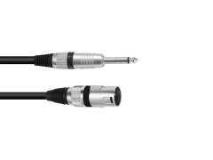 OMNITRONIC Adaptercable XLR(M)/Jack mono 5m bk