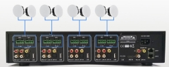 DAN-AMP-4CH – 4-Zonen Multiroom Audio Netzwerk-Verstärker