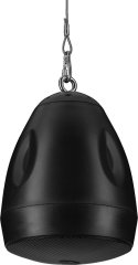 MONACOR EDL-530EN/SW – 100V-Pendellautsprecher EN 54-24, schwarz