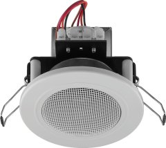 MONACOR EDL-82/WS – kompakter 100V-Deckenlautsprecher, weiß