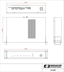 MONACOR LA-402 – Induktionsschleifenverstärker bis 750 m²