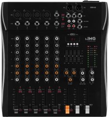 IMG STAGELINE MXR-60 – 6-Kanal-Mischpult mit USB und Bluetooth