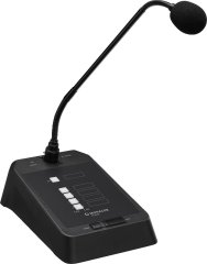MONACOR PA-M4RC – ELA-Kommandomikrofon für PA-M224 und PA-M412