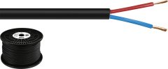 Monacor SPC-525/SW – Lautsprecherkabel, 2 x 2,5 mm², 100 m