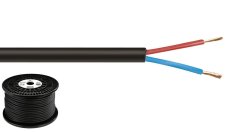 Monacor SPC-525H/SW – Lautsprecherkabel, 2 x 2,5 mm², 100 m