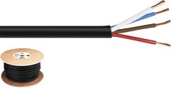 Monacor SPC-540/SW – Lautsprecherkabel, 4 x 2,5 mm², 50 m
