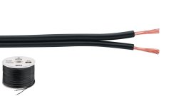 Monacor SPC-70/SW – Lautsprecherkabel, 2 x 0,75 mm², 100 m