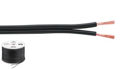 Monacor SPC-75/SW – Lautsprecherkabel, 2 x 0,75 mm², 100 m