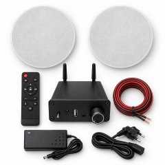 DAN-WiF-AMP-Bundle – WLAN-Verstärker-Set mit Deckenlautsprechern